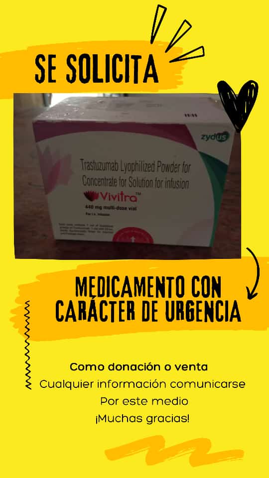 miguelpinol's tweet image. Ahora en #CiudadBolivar #Jun22  Buenos días, se necesita trastuzumab medicamento para un familiar con.        🚨urgencia 🚨 @DonaMed_VE @caritasvzla @MedicosUnidosVe @estiempodedonar @donaenvida @AyudaMedicinas @AyudaMedicinasV @mismedicinas @albertorresm @ayudaenaccion @AA_DF