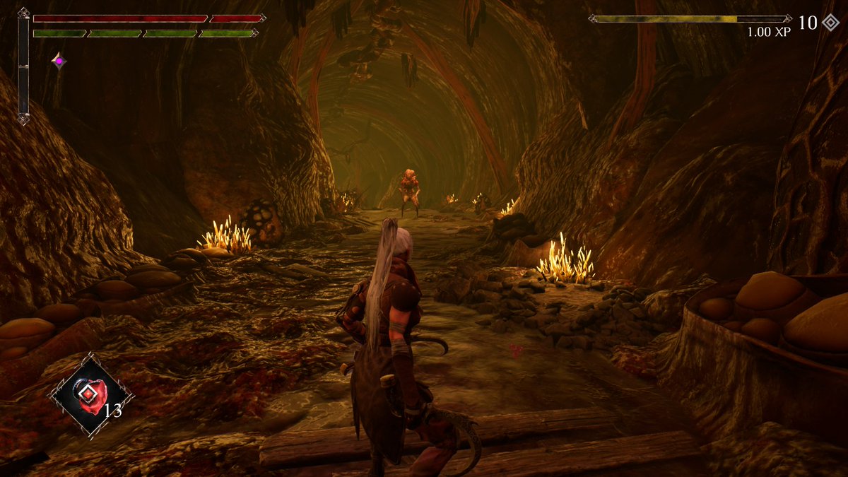 Inside the torso of a tormented colossus lies the horrid colony of insect demons. The festering hollow of flesh, blood, and secretions serves as a nomadic citadel for the parasitic monsters 🩸

⚔️Play <a href="/MorbidTheGame/">Morbid: The Lords of Ire</a> now:
linktr.ee/morbidthegame

#screenshotsaturday #morbid