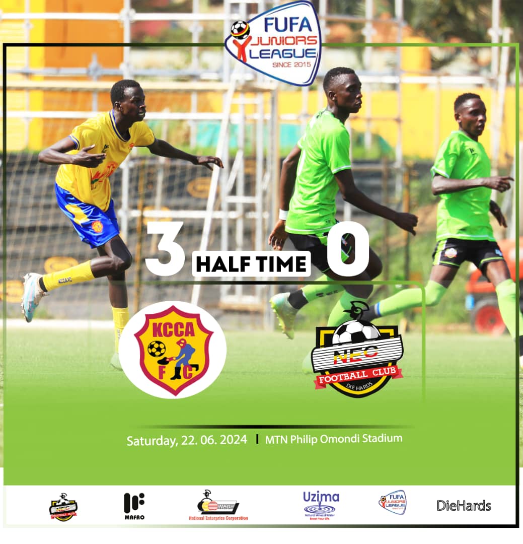 HALFTIME BEHIND.

#FufajuniorsLeague | #KCCANEC