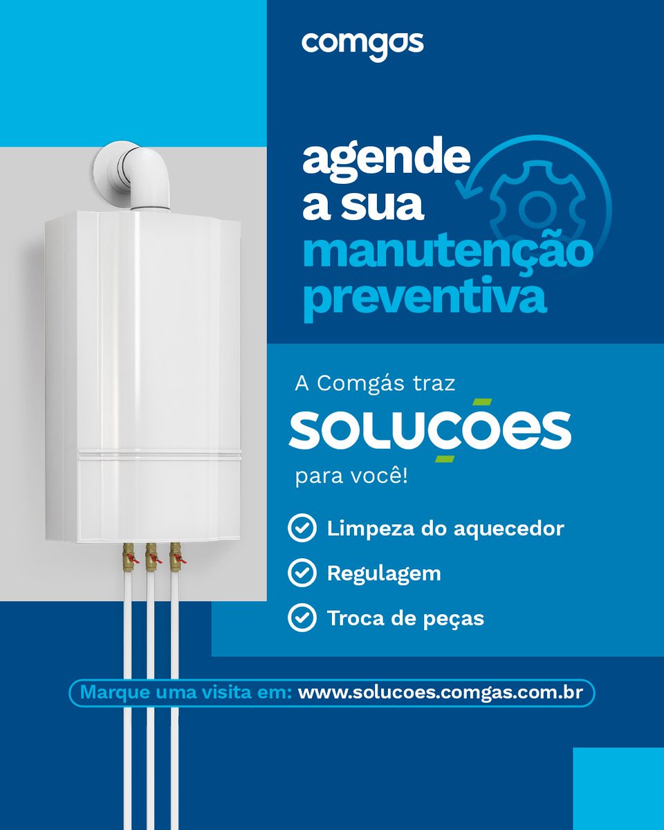 A solução que você procura para um inverno aquecido e consciente! Conte com um time de especialistas à sua disposição para manutenção, pequenos reparos, troca de dutos e outros serviços que mantêm a longevidade do seu aquecedor a gás.​ Agende sua visita em bit.ly/4bOWyke