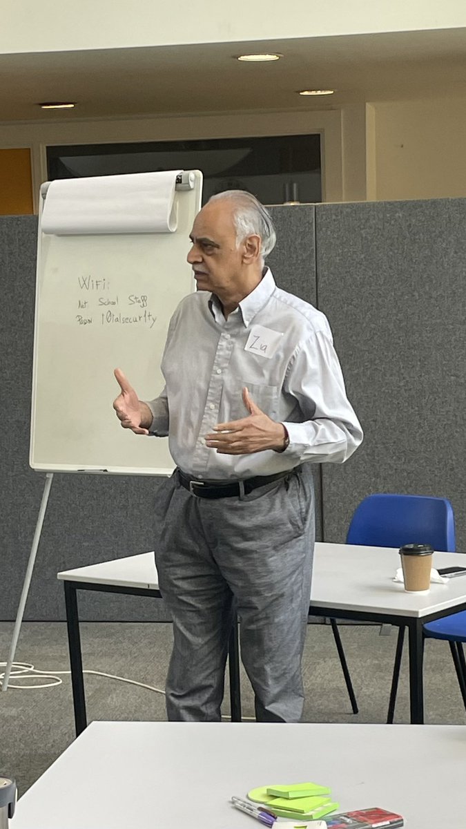 CPPFS’ director, Ziauddin Sardar, back in UK doing a workshop #PostNormalTimes on
