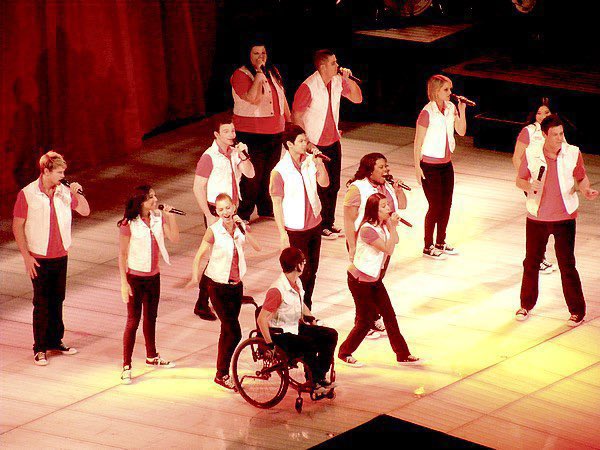 On this day in Glee tweet media