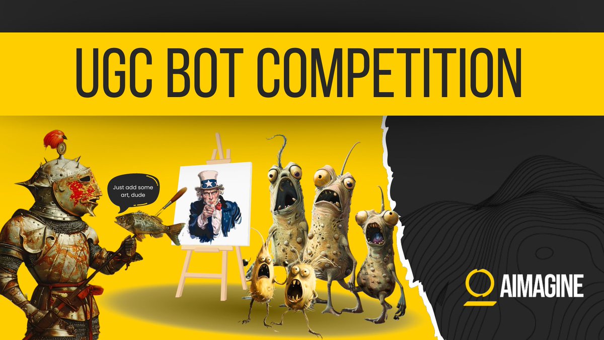 Have you ever been in a competition where AI and Web3 mix? 🏆

To celebrate the beta launch of our UGC Bot, we are giving away 100 USDT for the best creation made using it.

There is a theme 👀

Meme coin mania has swept crypto this year. We want your art to reflect the meme coin