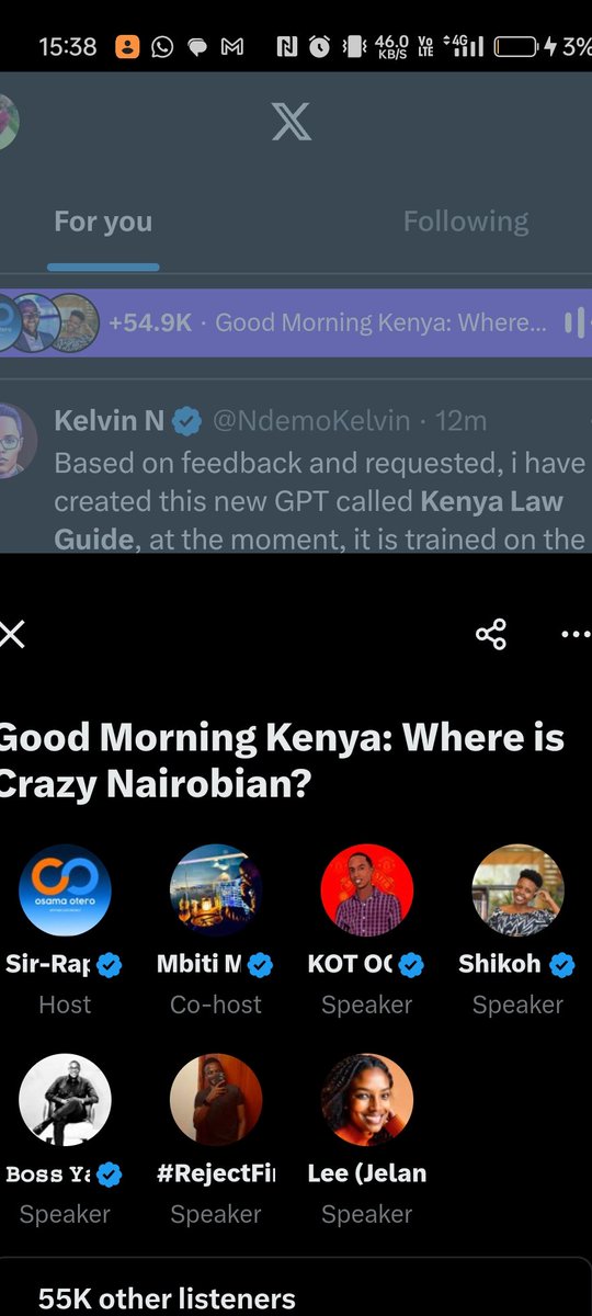 Nganga Ngaruiya (@ngaruiyang23962) on Twitter photo 55k ppl😲😳. For 95% confidence and ±1% margin of error, 55k sample can represent 1B+ adults. But online crowds often hve biases. Stll, ths level of engagement is noteworthy. It indicates widespread interest n potential impact on public opinion regardng the bill
<a href="/IkoniniPodcast/">IkoniniPodcast</a> 55k ppl😲😳. For 95% confidence and ±1% margin of error, 55k sample can represent 1B+ adults. But online crowds often hve biases. Stll, ths level of engagement is noteworthy. It indicates widespread interest n potential impact on public opinion regardng the bill
<a href="/IkoniniPodcast/">IkoniniPodcast</a>