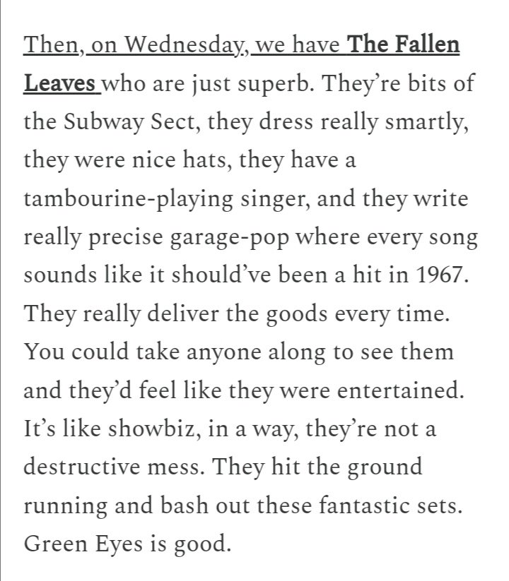 The Fallen Leaves (@thefallenleaves) on Twitter photo Stewart Lee with The Fallen Leaves Wednesday 3rd July. <a href="/thelexington/">The Lexington</a> Here's Stewart's take on it. Tickets
thelexington.co.uk/event.php?id=2… Stewart Lee with The Fallen Leaves Wednesday 3rd July. <a href="/thelexington/">The Lexington</a> Here's Stewart's take on it. Tickets
thelexington.co.uk/event.php?id=2…