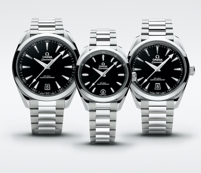 timezone_com's tweet image. From @omegawatches the Aqua Terra 150 with new black dial and 3 sizes (forums.timezone.com/index.php?t=tr…)