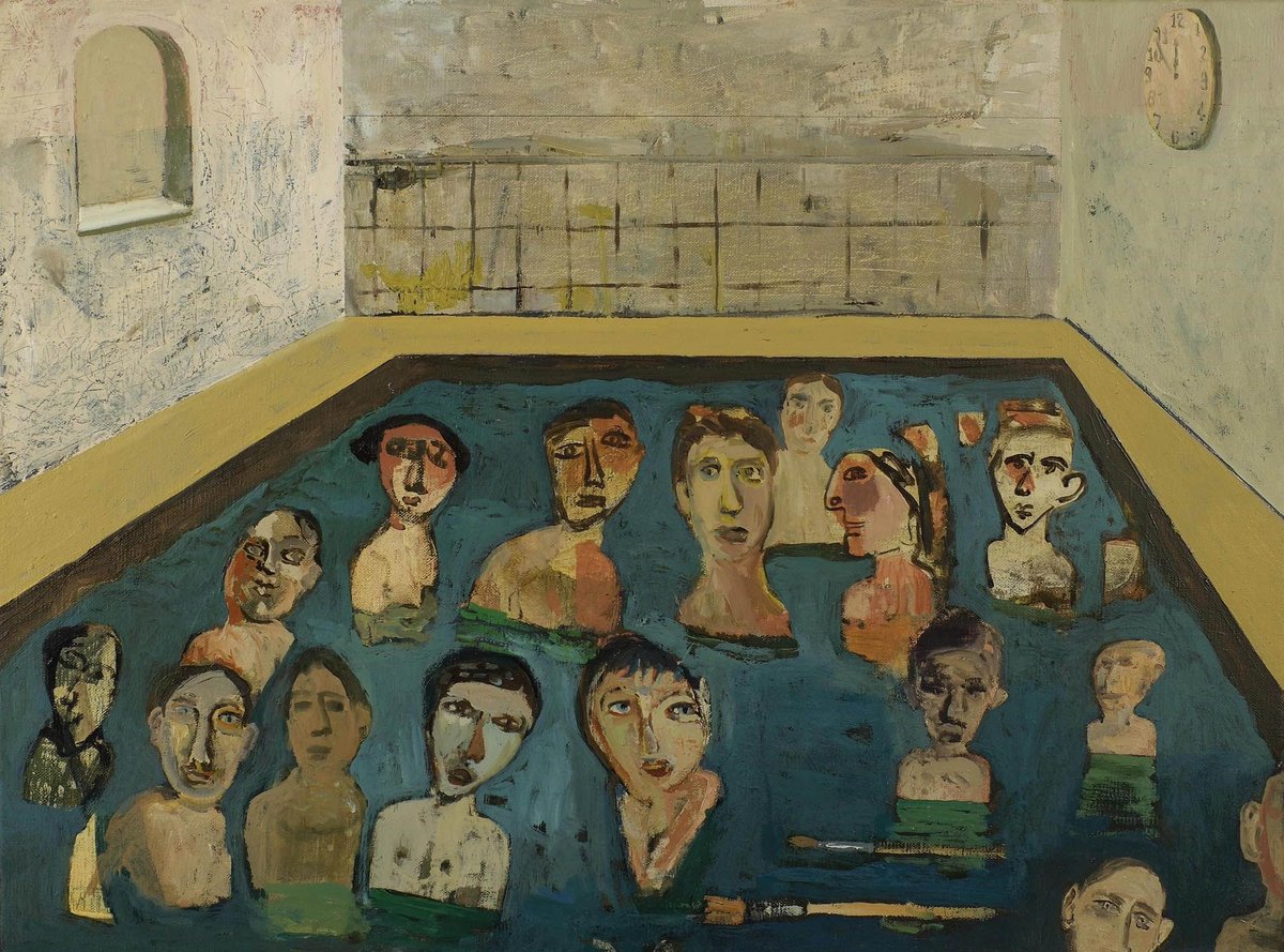 newenglishart's tweet photo. The Crowded Pool by Simon Quadrat features in the #NEAC Annual #Exhibition, 13 - 22 June at @mallgalleries. View the show online: https://t.co/YssidHYv8X

#art #NewEnglishArtClub #artist #artexhibition #supportartists #painting #MallGalleries #ThingsToDoInLondon https://t.co/znabK5ab5K