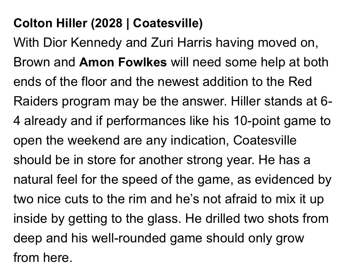 Coatesville Boys Basketball (@cvilleboyshoops) on Twitter photo Our guys played well on Day 1 a lot more work to do on Day 2. <a href="/larrybrown2026/">Lawrence “Larry” Brown</a> @Coltonhiller43 <a href="/amon_fowlkes/">Amon Fowlkes</a>
cityofbasketballlove.com/news_article/s… Our guys played well on Day 1 a lot more work to do on Day 2. <a href="/larrybrown2026/">Lawrence “Larry” Brown</a> @Coltonhiller43 <a href="/amon_fowlkes/">Amon Fowlkes</a>
cityofbasketballlove.com/news_article/s…