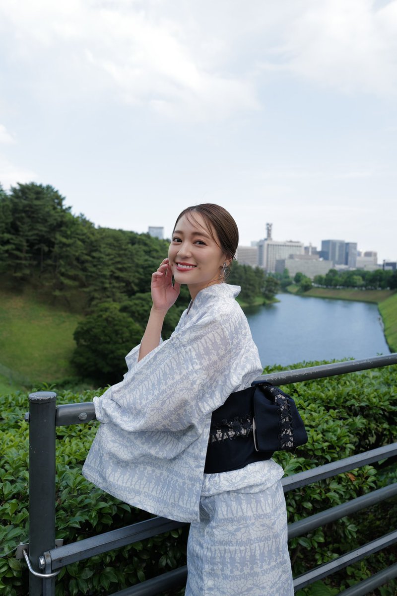 夏ですね〜🍉 衣装で浴衣を着ました！ みんなは今年着る予定ある