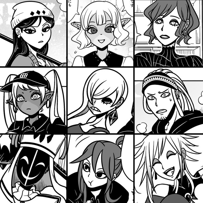 ちなみに男女問わずほぼ全員がピアスを開けています。なんならヨルディスです.. Chlona さんのマンガ ツイコミ(仮)