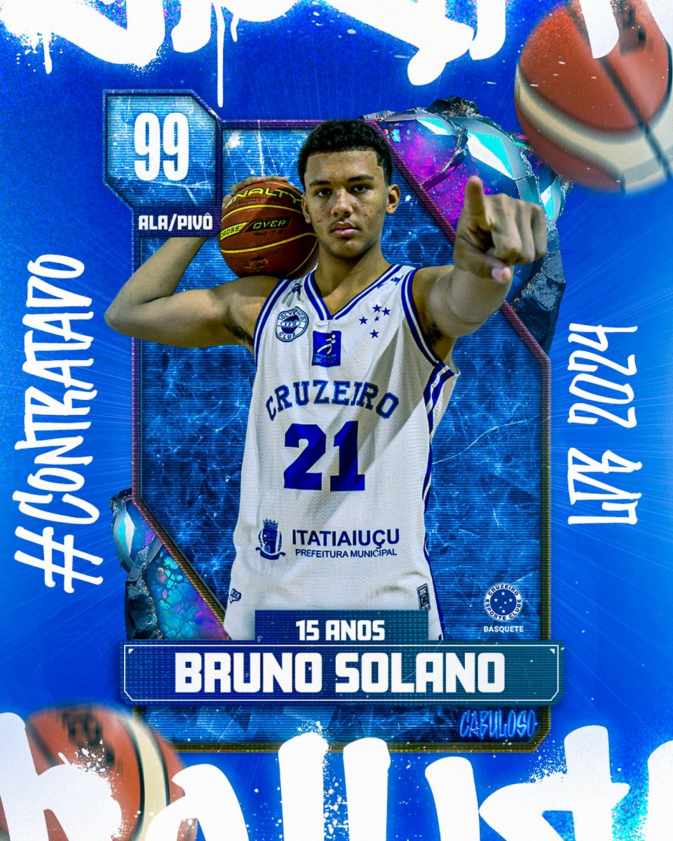 🦊 BRUNO SOLANO 🔁 CONTRATADO PARA A LDB A jovem ala/pivô @b.solano21 chega  para reforçar o Cabuloso na disputa da LDB! Promessa do basquete  Belorizontino o atleta tem formação na base do @