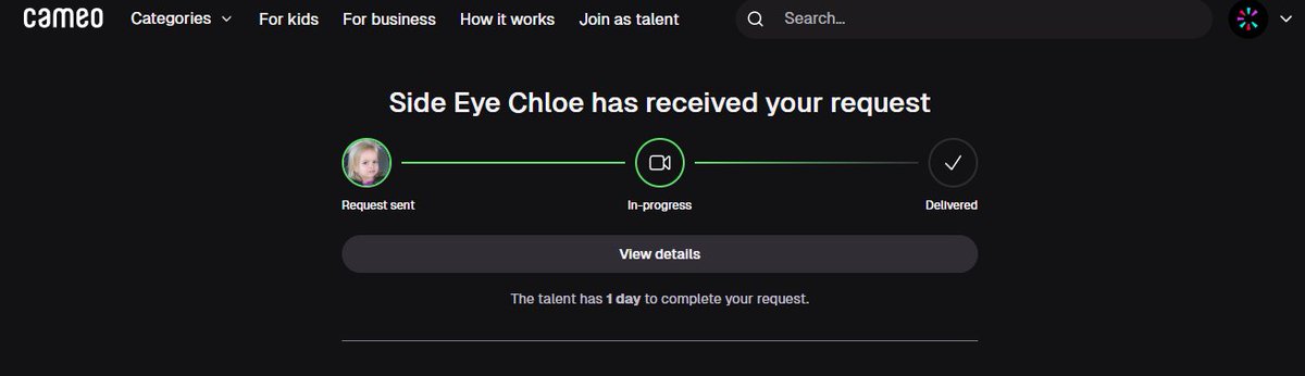 side_eye_chloe's tweet photo. See you soon!!! Coming soon via cameo. https://t.co/hSJ1zs5MN6