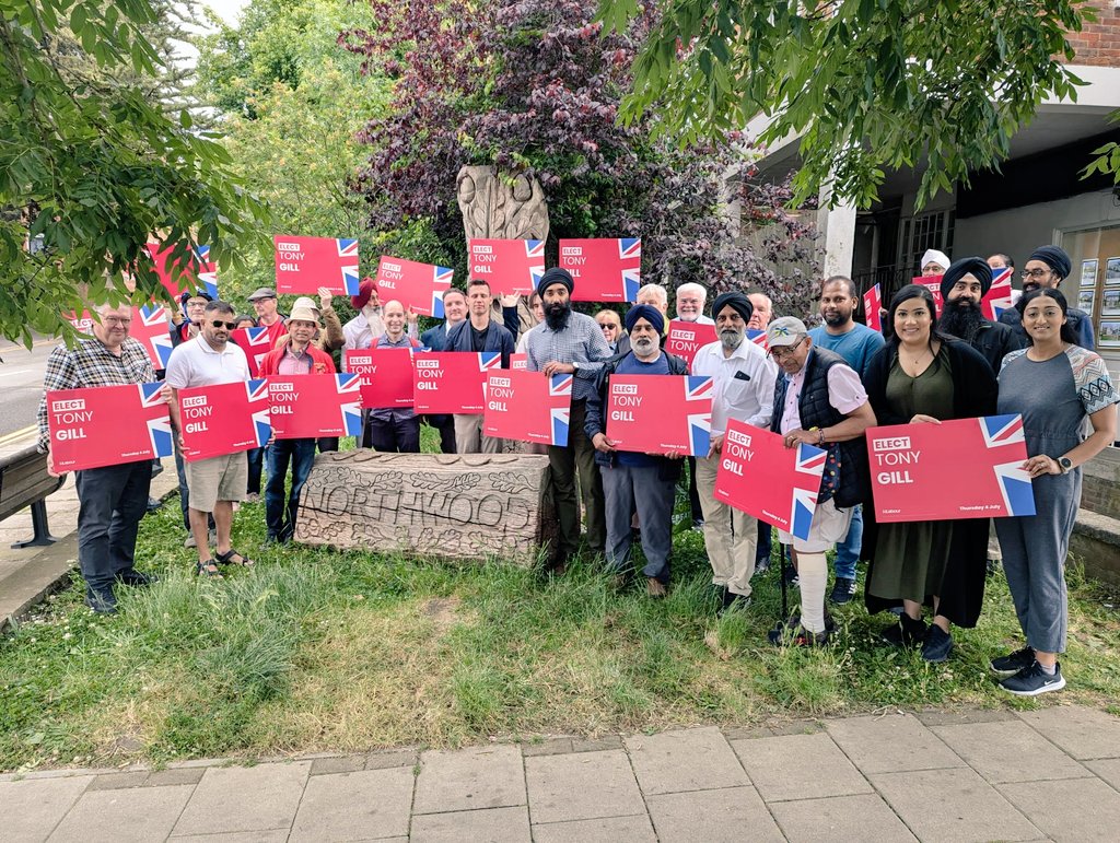 Phenomenal response and turnout today. Residents of Ruislip, Northwood and Pinner have had enough and are desperate for change, which only a Labour government can deliver.