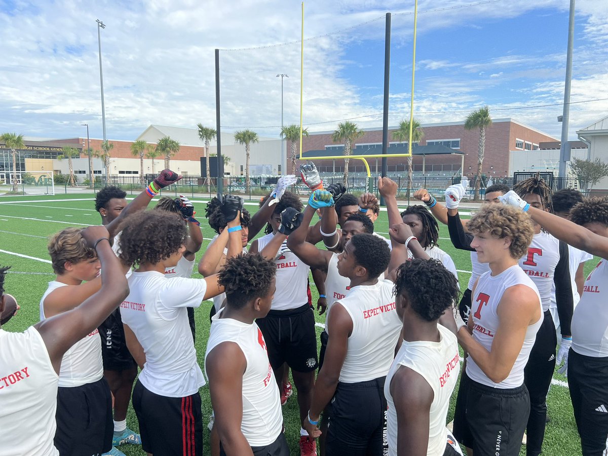 Coach Trey Grant (@coachgrant_ths) on Twitter photo ‼️DAY 2‼️
<a href="/FootballTavares/">Tavares Football</a> is back for Day 2 of the <a href="/FHS7v7A/">FLORIDA HIGH SCHOOL 7v7 ASSOCIATION</a> State Tournament! Today is do or die for the Dawgs!🔴⚪️
#TavaresMade #UpgradeYourOffseason
<a href="/FHS7v7ACollLink/">FHS7v7A College Link</a> <a href="/WillDettor/">Will Dettor</a> <a href="/scoutSMART_/">scoutSMART®</a> <a href="/Go_Rout/">GoRout</a> <a href="/huddlbox/">Huddlbox</a> <a href="/Andy_Villamarzo/">Andy Villamarzo</a> <a href="/Coach_Hilding/">Sam Hilding</a> <a href="/CoachBruce_10/">Coach Bruce Peters</a> <a href="/Coach_Thomas34/">Coach Kevin Thomas</a> ‼️DAY 2‼️
<a href="/FootballTavares/">Tavares Football</a> is back for Day 2 of the <a href="/FHS7v7A/">FLORIDA HIGH SCHOOL 7v7 ASSOCIATION</a> State Tournament! Today is do or die for the Dawgs!🔴⚪️
#TavaresMade #UpgradeYourOffseason
<a href="/FHS7v7ACollLink/">FHS7v7A College Link</a> <a href="/WillDettor/">Will Dettor</a> <a href="/scoutSMART_/">scoutSMART®</a> <a href="/Go_Rout/">GoRout</a> <a href="/huddlbox/">Huddlbox</a> <a href="/Andy_Villamarzo/">Andy Villamarzo</a> <a href="/Coach_Hilding/">Sam Hilding</a> <a href="/CoachBruce_10/">Coach Bruce Peters</a> <a href="/Coach_Thomas34/">Coach Kevin Thomas</a>