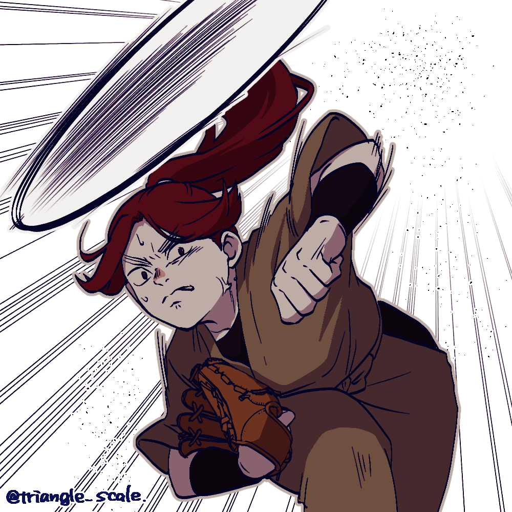 野球してる作兵衛
久々参加したぁ…

#nin_draw