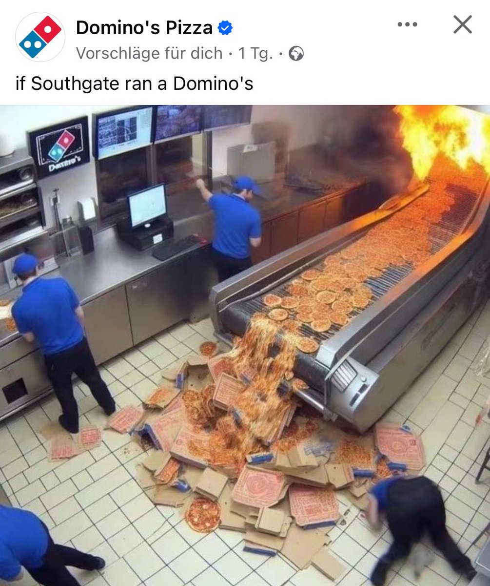 England wird selbst von Domino‘s brutal geschlachtet 

#southgate