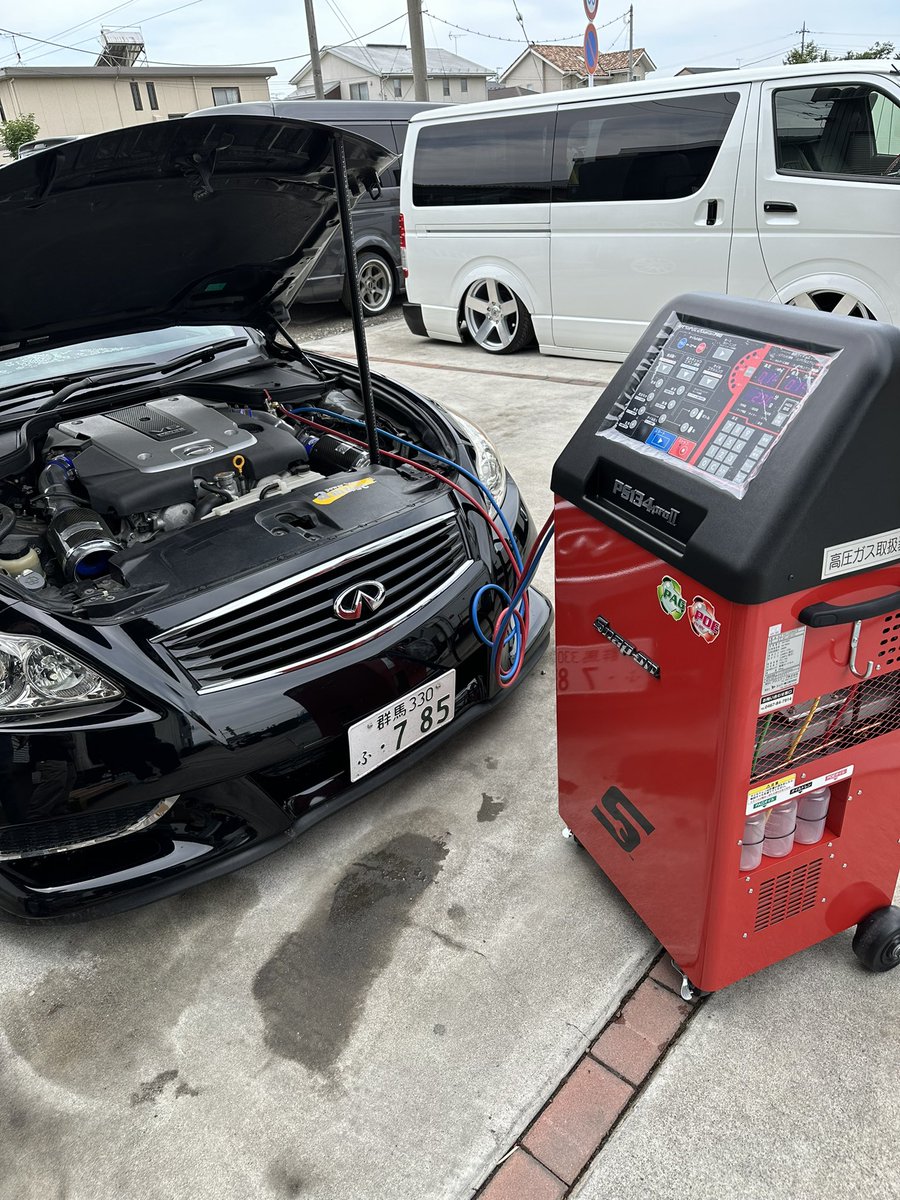 スナップオンエアコンステーション導入しました☀️