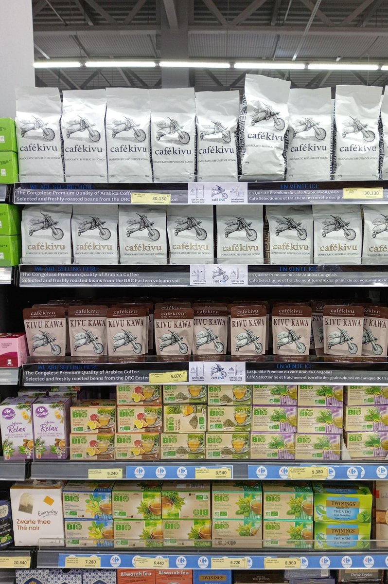 Nous vendons du café frais, sélectionné des meilleurs grains du sol volcanique de l'Est de la RD Congo à Kinshasa.

Soyez nombreux à nous acheter dans la commune de Gombe et de Ngaliema chez Saro Mart et Hyper GG Mart ...

#café_frais
#Congo
#origine
#cafe_kivu votre café !!!