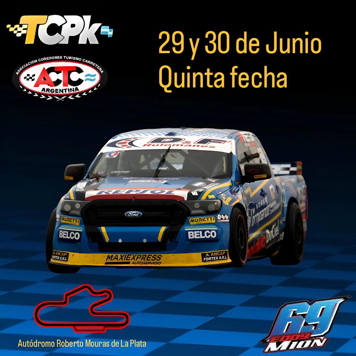 #SemanaDeCarrera 🏁 #TCPickup #69 🇺🇾
Luego de la buena fecha pasada volvemos al Mouras con un chequeo fino de todos los componentes del motor para continuar con esa confianza de funcionamiento que es necesaria para esta competitiva categoría para dar toda la lucha posible.
 💪 💪