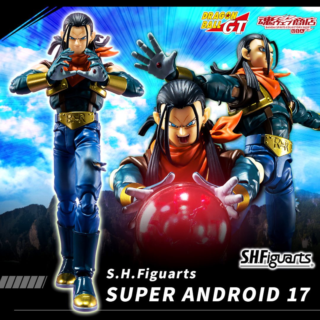 TamashiiNations's tweet photo. ICYMI: S.H.Figuarts SUPER ANDROID 17 is available to pre-order on Premium Bandai USA!
Pre-orders close June 30th at 10:59AM EDT.
🛍️ https://t.co/TXJ3MQ9kN9
#superandroid17 #dragonballgt #shfiguarts #tamashiinations https://t.co/6QN26BfKYb