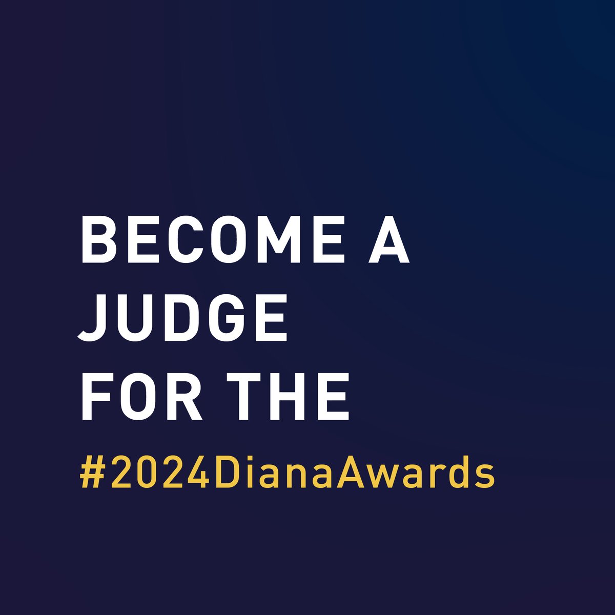 BECOME A DIANA AWARD JUDGE_

Do you want to help choose the next generation of changemakers? Applications to become a #2024DianaAwards judge are OPEN! Apply now via the link below. 

👉 loom.ly/8TGOlvE