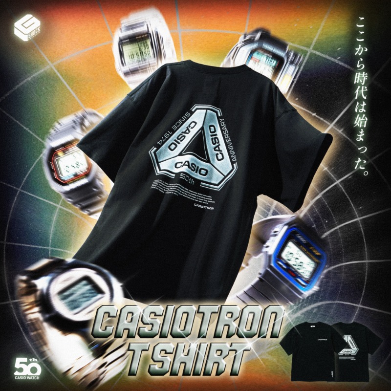 GSHOCK_OFFICIAL's tweet photo. G-SHOCK PRODUCTS
CASIO WATCH 50TH Anniversary Collection
カシオ時計事業 #50周年 を記念した
Tシャツコレクションが登場👕
発売は6月28日(金)!
詳細は画像をタップ⌚️
@BEAMS_JP
#casio50th