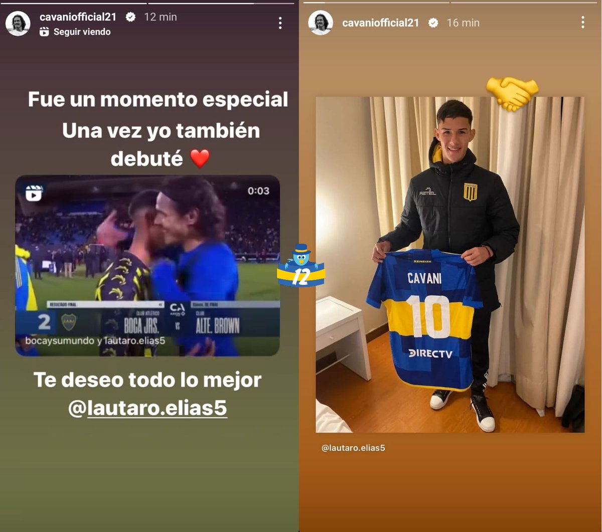 la12tuittera's tweet photo. 🇺🇾🤝¿Edinson #Cavani? TIPAZO. https://t.co/rhyQobRkvY