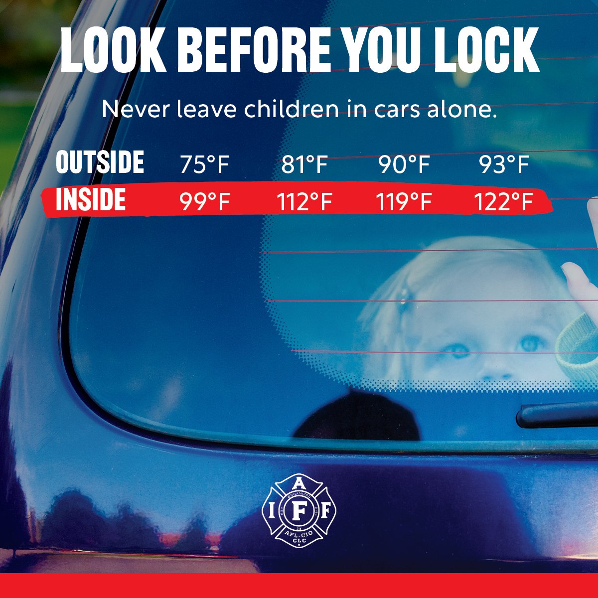 Pasadena Fire Assn. (@pfa809) on Twitter photo As temperatures begin to rise, we want to remind the community of the importance of never leaving unattended children in a car. During the sweltering heat of summer, temperatures in a car can reach up to 150 degrees.
<a href="/PasadenaGov/">City of Pasadena</a> <a href="/PasadenaFD/">Pasadena Fire Dept.</a> As temperatures begin to rise, we want to remind the community of the importance of never leaving unattended children in a car. During the sweltering heat of summer, temperatures in a car can reach up to 150 degrees.
<a href="/PasadenaGov/">City of Pasadena</a> <a href="/PasadenaFD/">Pasadena Fire Dept.</a>