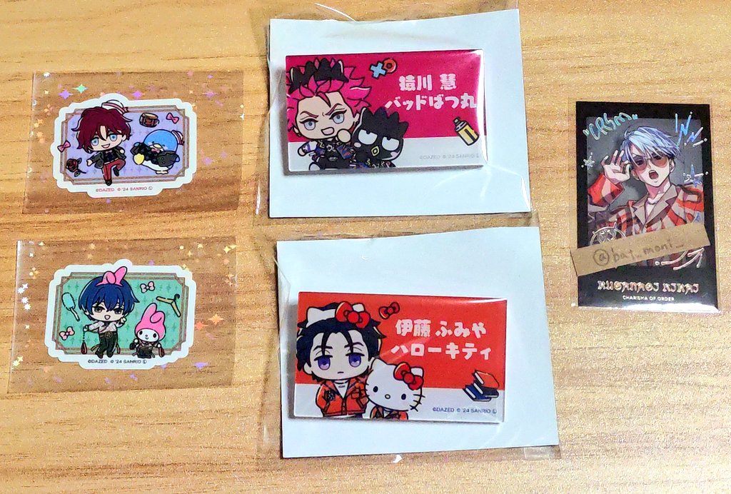 bat_moni_'s tweet photo. 【交換】サンリオ カリスマ コラボ 

【譲】画像のもの
【求】同種 理解
クリアカードは縦・横各1優先＞決まり次第どちらでも◎

郵送交換希望です。土日祝のみ梅田手渡し可（日程は要相談）
1点からでも検索よりお気軽にお声がけください。複数まとめての交換も大歓迎です。 https://t.co/Qr3OFHu5Og