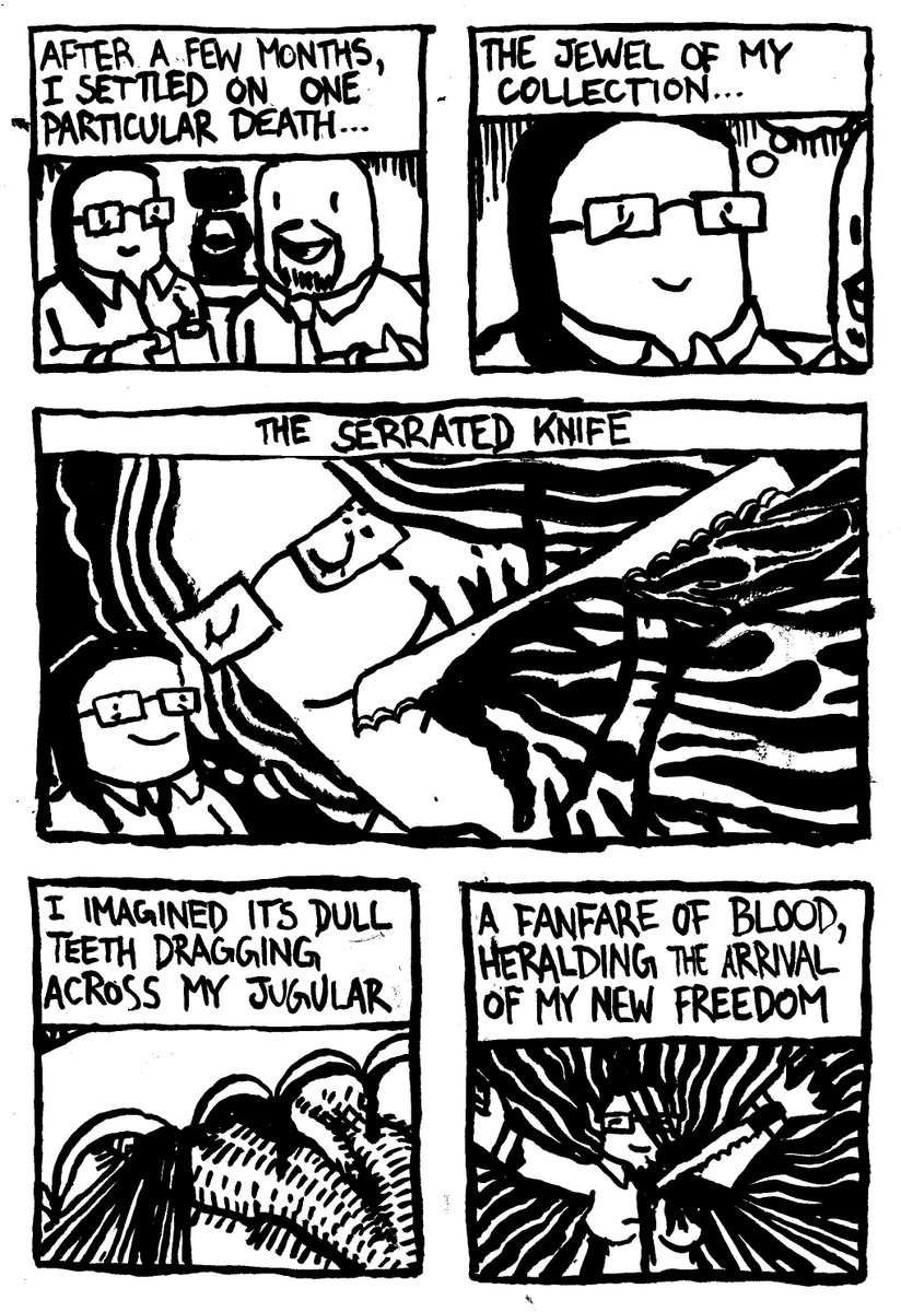 hausofdecline's tweet photo. The Serrated Knife. 1/3 https://t.co/V3pAlHs6mg