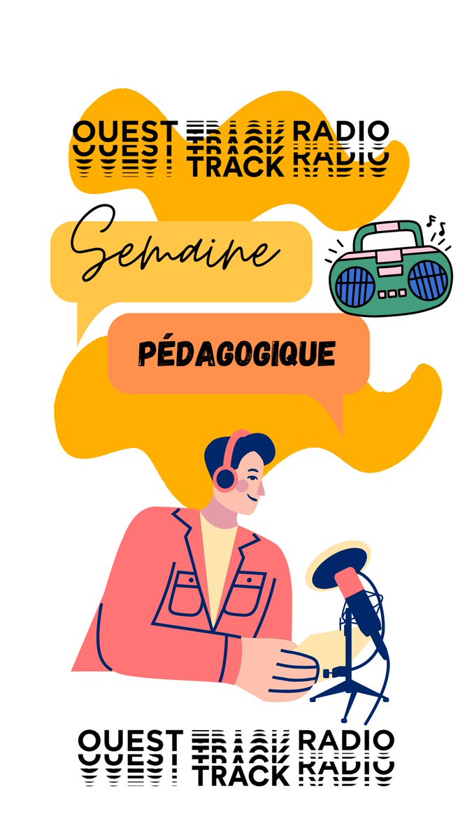 📻 Peut être un peu moins visible que les émissions en direct, Ouest Track, c'est aussi une vingtaine d'ateliers pédagogiques durant la saison.
Nous déclarons ouverte la semaine pédagogique !
A retrouver tous les midis !