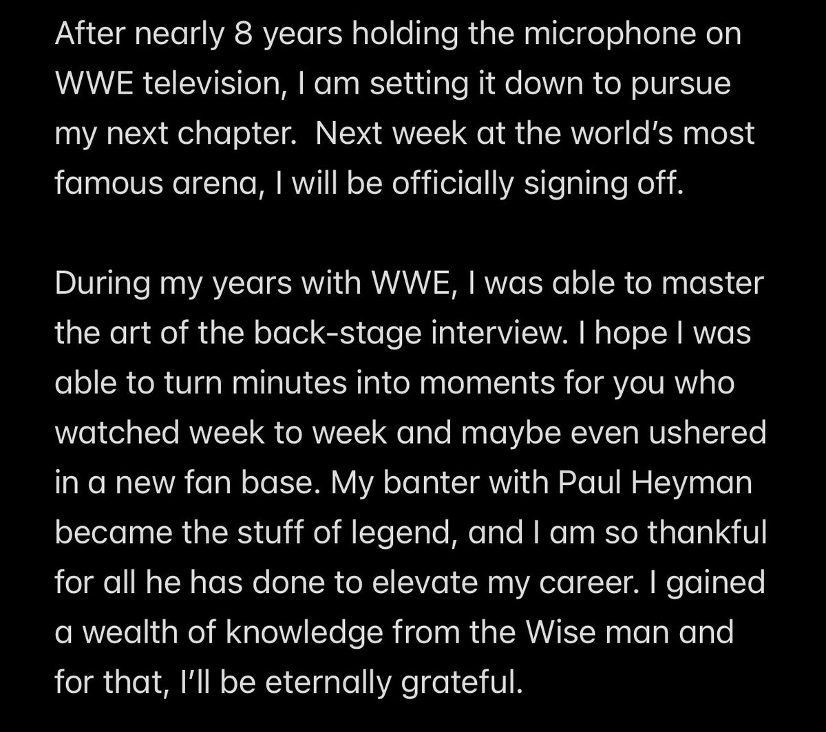 TheKaylaBecker's tweet image. 🥹🥰🙏🏽 THANK YOU @WWE. I 🫶🏽 U 4 EVA !!!