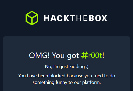 Fr6ey's tweet photo. Lmao HackTheBox !!! https://t.co/wvPOYNpWZd
