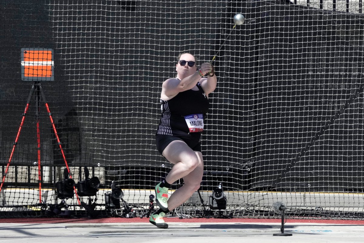 We’ll see her on Sunday! 

Madi Malone advances to final round of women’s hammer throw (66.01m)

📸: <a href="/usatf/">USATF</a> 

#WarEagle | #TrackFieldTrials24