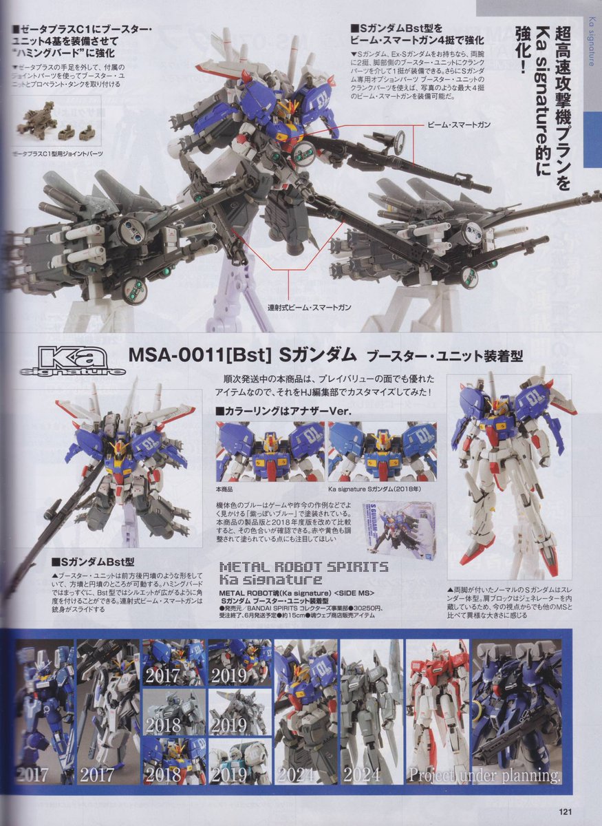 GokinMr's tweet image. [Scan Riviste] Bandai : MSA-0011[Bst] S Gundam Booster Unit Type “Gundam Sentinel” Metal Robot gokin.it/2024/06/22/sca… #ガンダム #t_robot #Metalrobot #GundamSentinel #gundam #KunioOkawara #ガンダム・センチネル #BandaiNamco #SGundam