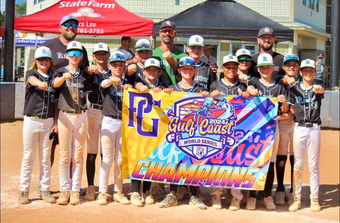 How bout these little studs….11U Gonzales out of Mandeville go 8-0 in the <a href="/PerfectGameUSA/">Perfect Game USA</a> Gulf Coast World Series to take home 1st place in their last tournament of the Spring.  33-8-2 on the season and the future is bright for this group. Great job boys #4L <a href="/MarucciSports/">Marucci</a> 🏆🏆