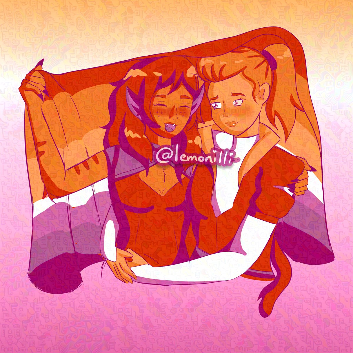 lemonilli's tweet image. HAPPY PRIDE 💛 #catradora #spop #shera #catradorafanart