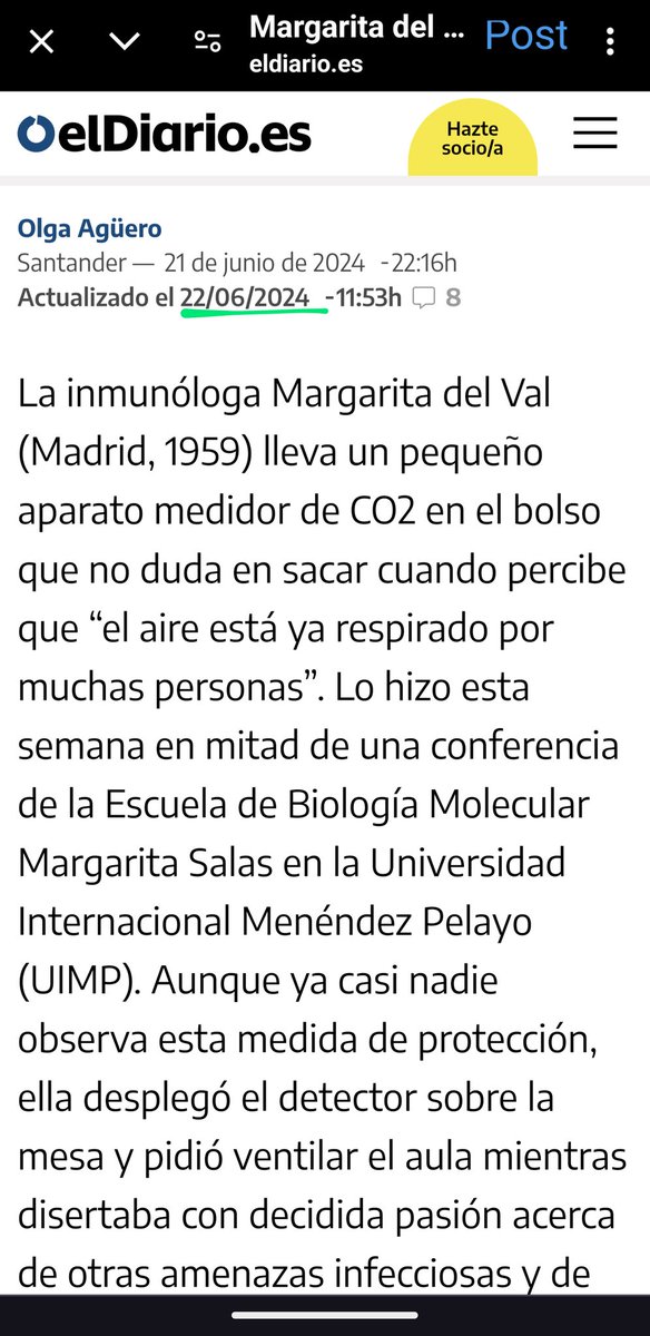 Ventilar 🪟, medir CO2. 💪🏽 #medirCO2
eldiario.es/cantabria/marg…
