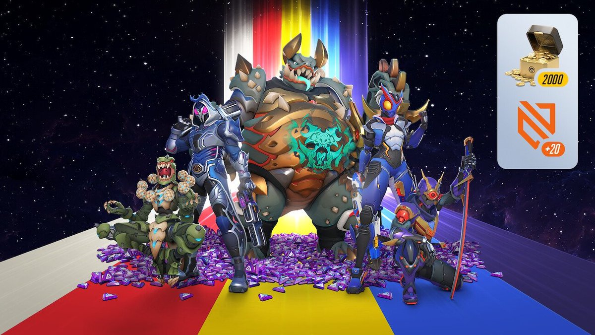 SORTEO 2 MEGA PACK de la SEASON 11 de OVERWATCH 2 para ti y el amigo que menciones

♥️Sigue a <a href="/Toniki20/">Toniki</a> 
♻️RT a este tweet
💬Menciona a tu amigo que recibirá el pack contigo

⚡Finaliza 25 de junio 20:00 CEST