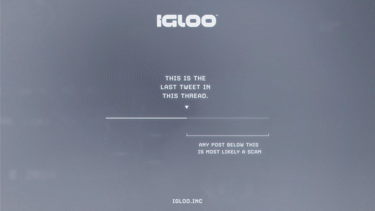 Igloo tweet media