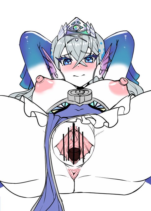 ティアラはもしかしてビラビラもヒレっぽくなってるんじゃないか?絵 