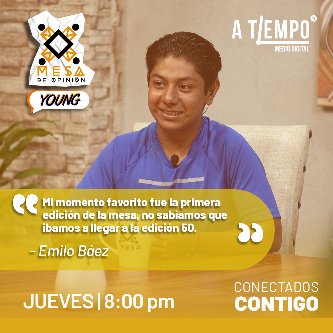 ATiempoTv's tweet image. 💬 Descubre más del episodio #50 de La Mesa de Opinión “Young”, donde nuestros conductores se sumergieron en una dosis de chismes, anécdotas y reflexiones.📺💭
🔗 youtu.be/Da4BnyQRpcc
#Capítulo50 #Jóvenes #Anécdotas