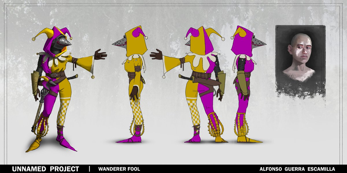 Personal concept art for a hypothetical action/adventure game in a medieval setting!
Side character and possible companion, something like in GOW: Ragnarok