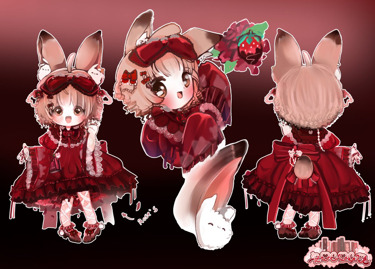 ꧁༒☬𝓡𝓸𝓬𝓸𝓬𝓸☬༒🍓🎀🐇 Arctic Hare Vtuber tweet media