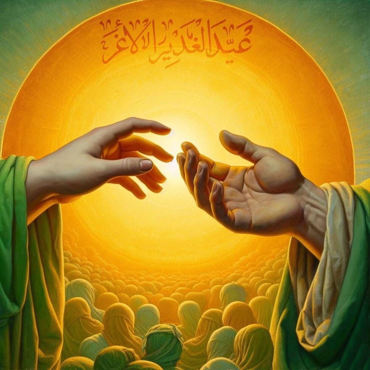 أنت  ألعلي الذي فوقَ العُلا رُفِعا،'
#الغدير_يجمعنا