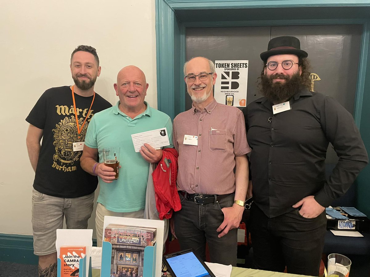 Congratulations to Martin Christie who is the 50th CAMRA member that has joined the community during the festival!