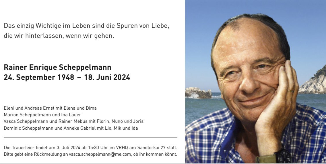 With sadness we learned that  Rainer Scheppelmann, esteemed former representative of our member Hamburg @metroregionHH  has passed away. He was lead partner of Project EUCO2, involving other METREX members, a brilliant, smart and warm expert. Our thoughts are with his family