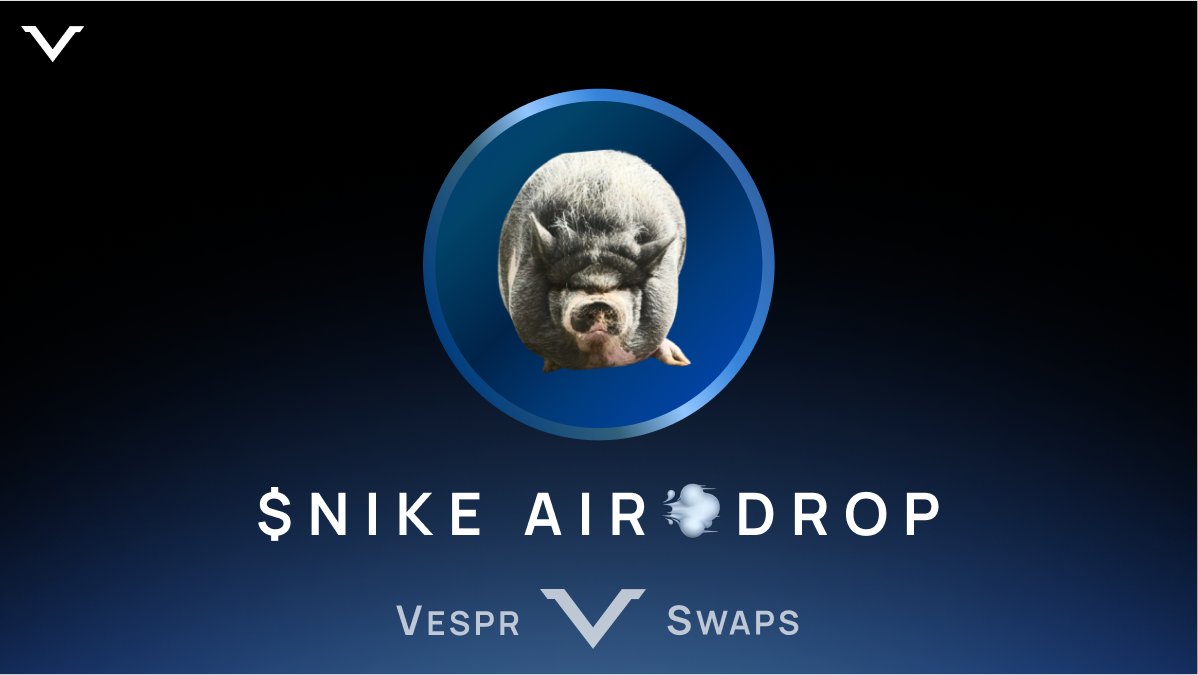 📢 using VESPR swaps = Free $NIKE