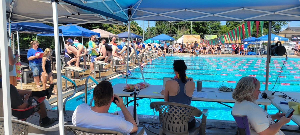 Just a good old summer league meet in the North Carolina foothills! <a href="/FriendsValdese/">Friends Valdese Rec</a> <a href="/VisitValdeseNC/">Town of Valdese</a>