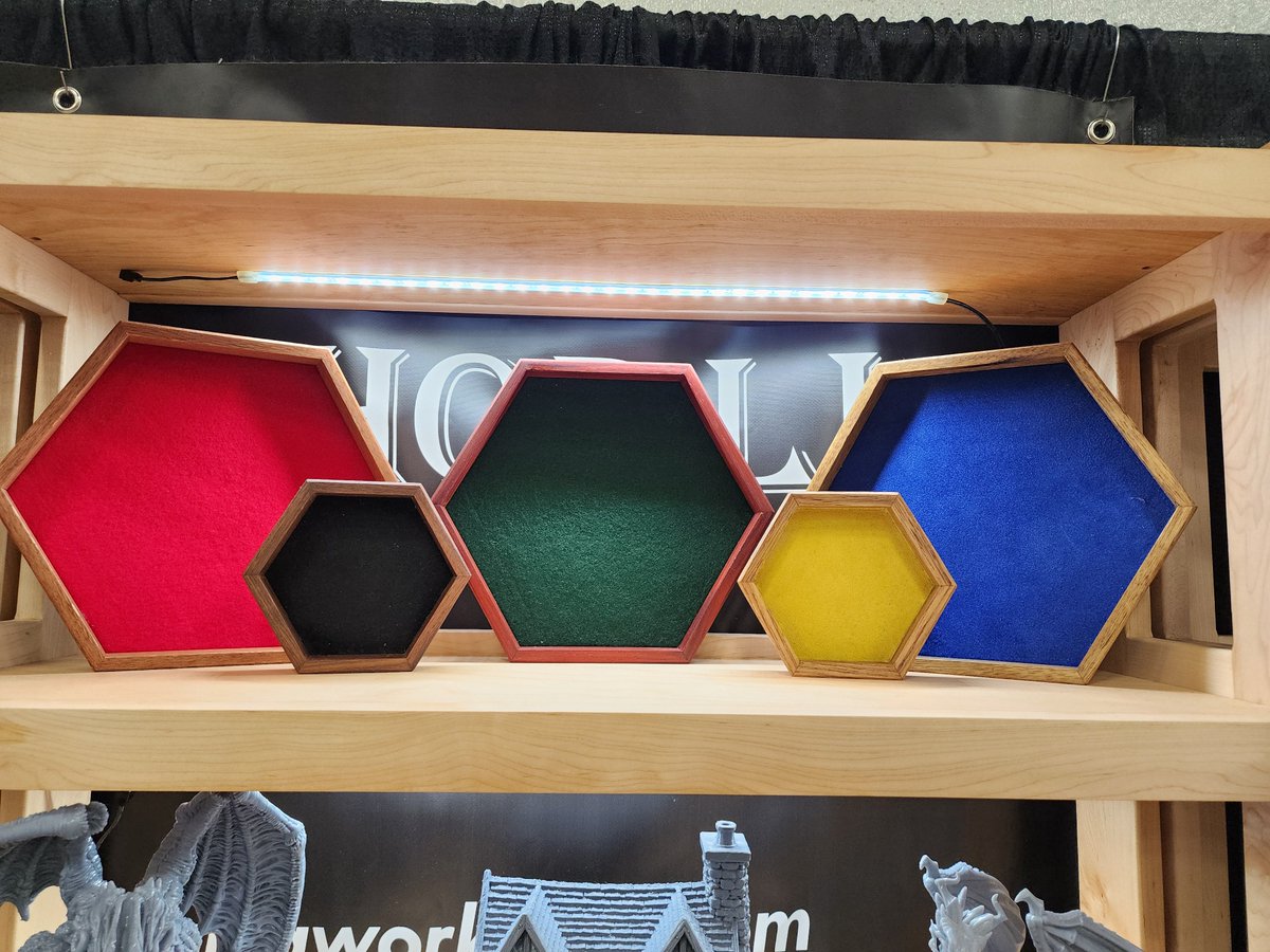 TheArchania's tweet photo. Day 3 of @originsgamefair !
Stop by booth 114 for all your #ttrpg items.
Check our #gamingtable #dicetower handmade resin dice!
Need a beautiful #gmscreen ? Have you covered.
#origins https://t.co/XNyxvk9Xwr